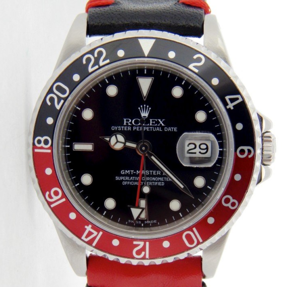 Rolex GMT-Master II Date Watch Ref. 16710 with a Black Dial & Black & Red (“Coke”) - Mondani Web