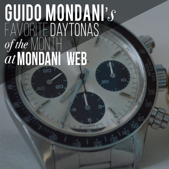 Guido Mondanis Favorite Daytonas of the Month - MondaniWeb