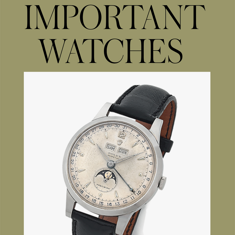 Important Watches | Artcurial Upcoming Auction - MondaniWeb