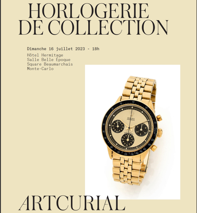 “Horlogerie de Collection” Live Auction by Artcurial - MondaniWeb