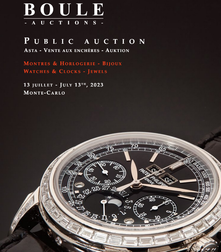 “Watches & Jewelry” Auction by Boule - MondaniWeb
