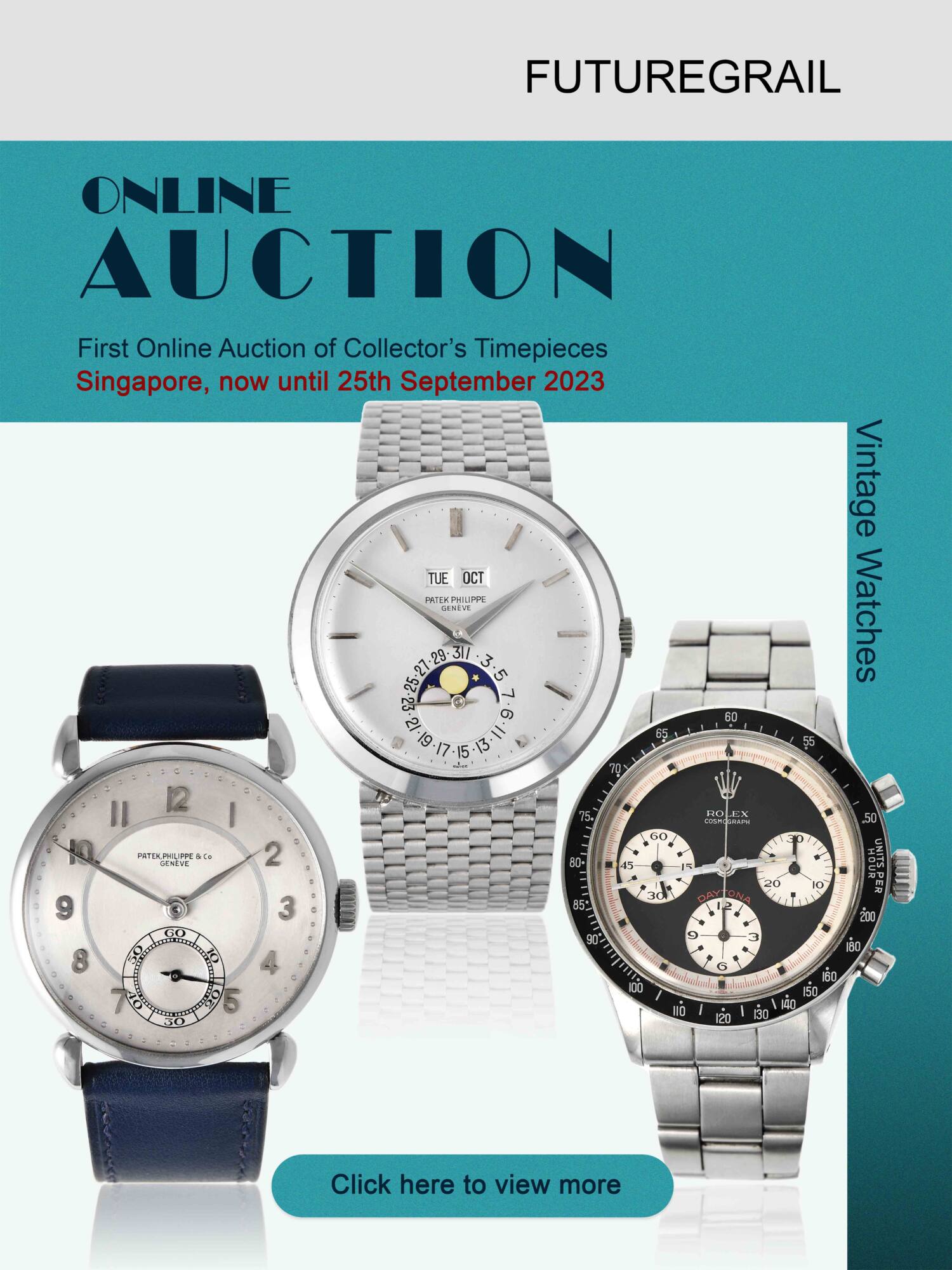 First Online Auction of Collector’s Timepieces by FutureGrail - MondaniWeb