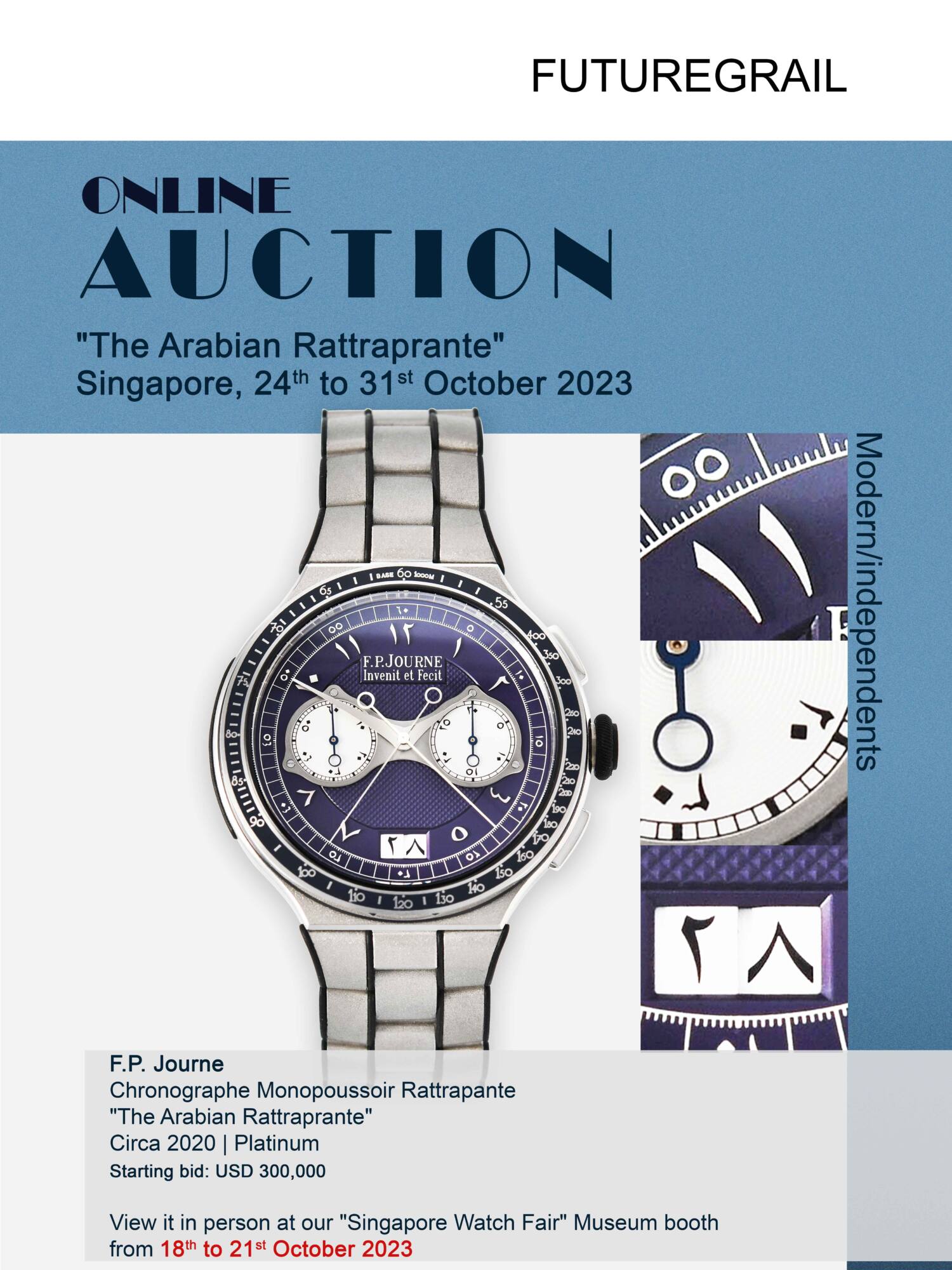 “The Arabian Rattrapante” Online Auction by FutureGrail - MondaniWeb